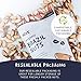 NUX Raw Organic Brazil Nuts - 1 Pound (16 oz) Amazonian Superfood - Non-GMO, USDA Organic, Unsalted Nuts in Resealable Bag, Freshly Packed in USA