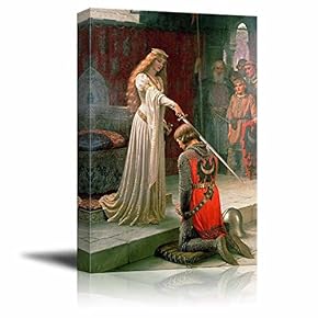 The Accolade by Edmund Leighton - Canvas Art Print