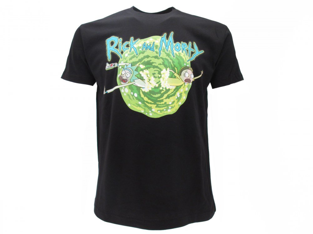 Rick and Morty Original T-Shirt Tag and Originality Label T-shirt - Black - XS
