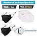 2 Pack Anti Air Dust and Smoke Pollution Mask Washable PM2.5 Masks - Carbon Activated Face Mask, Windproof Motorcycle Face Masks for Pollution Smoke Allergy Mask