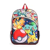 Pokemon 3D Holographic Pokeball Multi Character Backpack School Bag