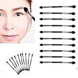 Elevin(TM) 10Pcs Makeup Double-end Eye Shadow Eyeliner Brush Sponge Applicator Tool by Elevin(TM)