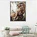DIY 5D Diamond Painting by Number Kit, LPRTALK Diamonds Painting Animal Dinosaur Tyrannosaurus Rhinestone Embroidery Cross Stitch Supply Arts Craft Canvas Wall Decor 10X12 inches