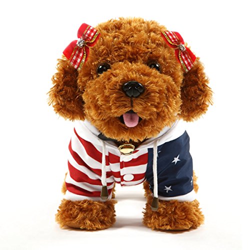 image for YOY 24PCS/12 Pairs Adorable Grosgrain Ribbon Pet Dog Hair Bows with Ru