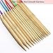 18 Pairs Bamboo Knitting Needles Set