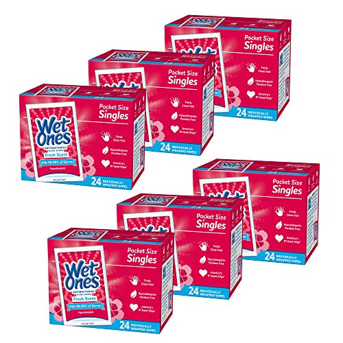 Wet-Ones-Antibacterial-Hand-Wipes-Fresh-Scent-24-count-Wipes-Pack-of-6-Packaging-May-Vary