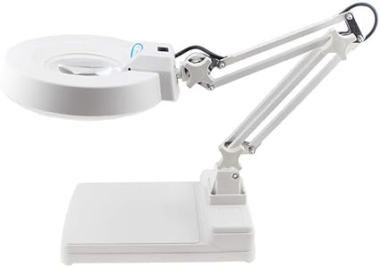 Loupes Led Lampe Loupe Avec Pince Bureau Table Lampe De Lecture Loupe Led Haute Puissance Libre Loupe Lumineuse Led Lumineux For Les Personnes Agees Basse Vision Livres Amazon Fr Fournitures De Bureau