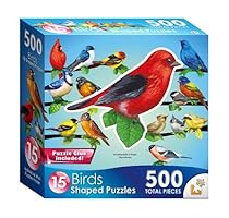 Song Birds II 15 Mini Shaped Puzzles 500 Piece Total By Lafayette Puzzle Factory
