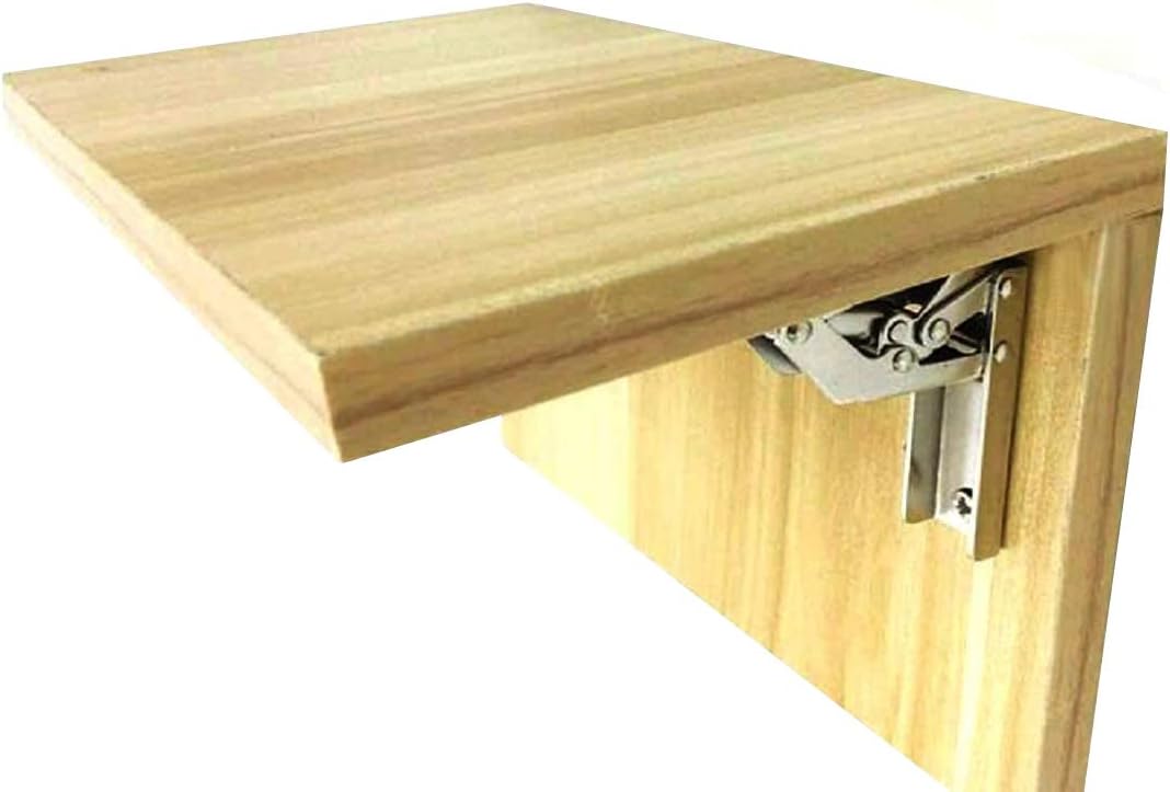 90 Degree Folding Door/Shelf Hinge Hidden Bracket Table Holder Furniture Parts (4PCS), 10pcs - Image 5