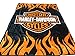 Empire Furniture USA Harley Davidson Blanket New Mink Queen Size Double Side Plush Reversible Black Eagle & Flames