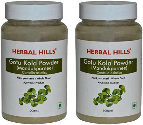 Herbal Hills Gotu Kola Powder - 100 g (Pack of 3)