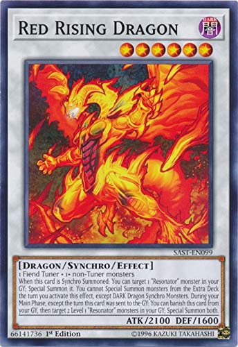 Yu-Gi-Oh! - Red Rising Dragon - SAST-EN099 - Savage Strike - First Edition - Common