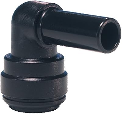 John Guest Speedfit Stem Elbow 6mm Tube OD x 6mm Stem OD Acetal Copolymer