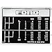 Ford 2000 3000 2600 3600 Tractor 8 Speed Trans Shift Pattern Decal C5NN7B29FY