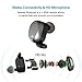 LATOW AME Bluetooth 4.2 Mini Wireless Earbud Invisible Bluetooth Earpiece HandsFree in Ear Headphone with HD Microphone, Car Truck Sport Business Single Headset