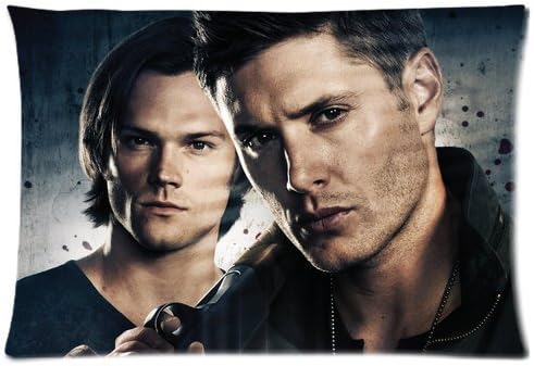 Cartrol Cotton & Polyester Custom Pillowcase- American drama television series supernatural Zippered Pillow case Covers Standard Size 20"x30"(Two side)