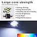 BOODLED 20pcs C5w 31mm(1.25”) LED Bulb 3528 12-SMD Chipsets Xenon White Festoon Interior Dome Map Trunk Cargo LED Bulbs Lights DE3175 DE3021 DE3022 3175,6000K~6500K,DC12V.