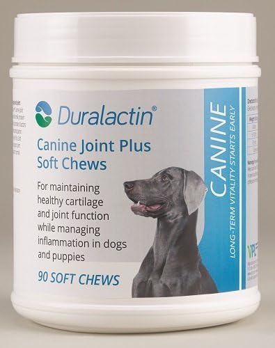 Duralactin Canine Joint Plus Soft Chews Triple Strength - 90 Soft Chews by VPL