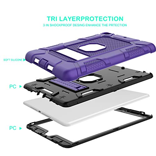 iPad 6th Generation Cases, iPad Case, iPad 9.7 Inch Case, Hybrid Shockproof Rugged Drop Protection Cover Built with Kickstand for iPad 9.7 inch A1893 / A1954 / A1822 / A1823 - Thumbnail 5