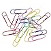 Huge Jumbo Paper Clips, 30 Pcs Large Mega Big Cute Paper Clips 4 Inches Vinyl Coated Giant Paperclips Multicolored for Files, Papers, Bookmark, Office Supply Accessories 6 Colors