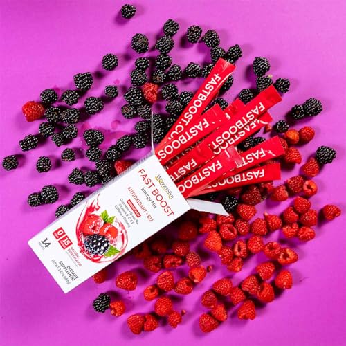 WonderSlim FAST BOOST Energy Drink Mix with B12, Berry, Multivitamins