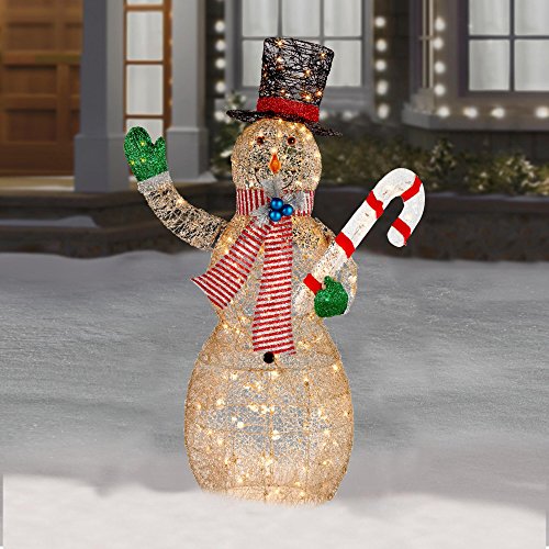 Fun & Funk with an Outdoor Lighted Snowman