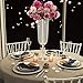 Silver Wedding Centerpieces & Wedding Decorations for Reception | Centerpieces for Dining Room Table, Living Room Decor & Kitchen Decor | Silver Vase for Wedding Decor & Centerpieces for Wedding Table