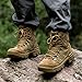 FREE SOLDIER Outdoor Men's Tactical Military Combat Ankle Boots Water Resistant Lightweight Mid Hiking Boots