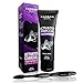 Activated Charcoal Teeth Whitening Natural Toothpaste Kit w/ Coconut Oil, Black Binchotan Toothbrush Included - USA Made - Whitener, Fluoride Free - No messy powder strips, Removes Tooth Stains (Mint)