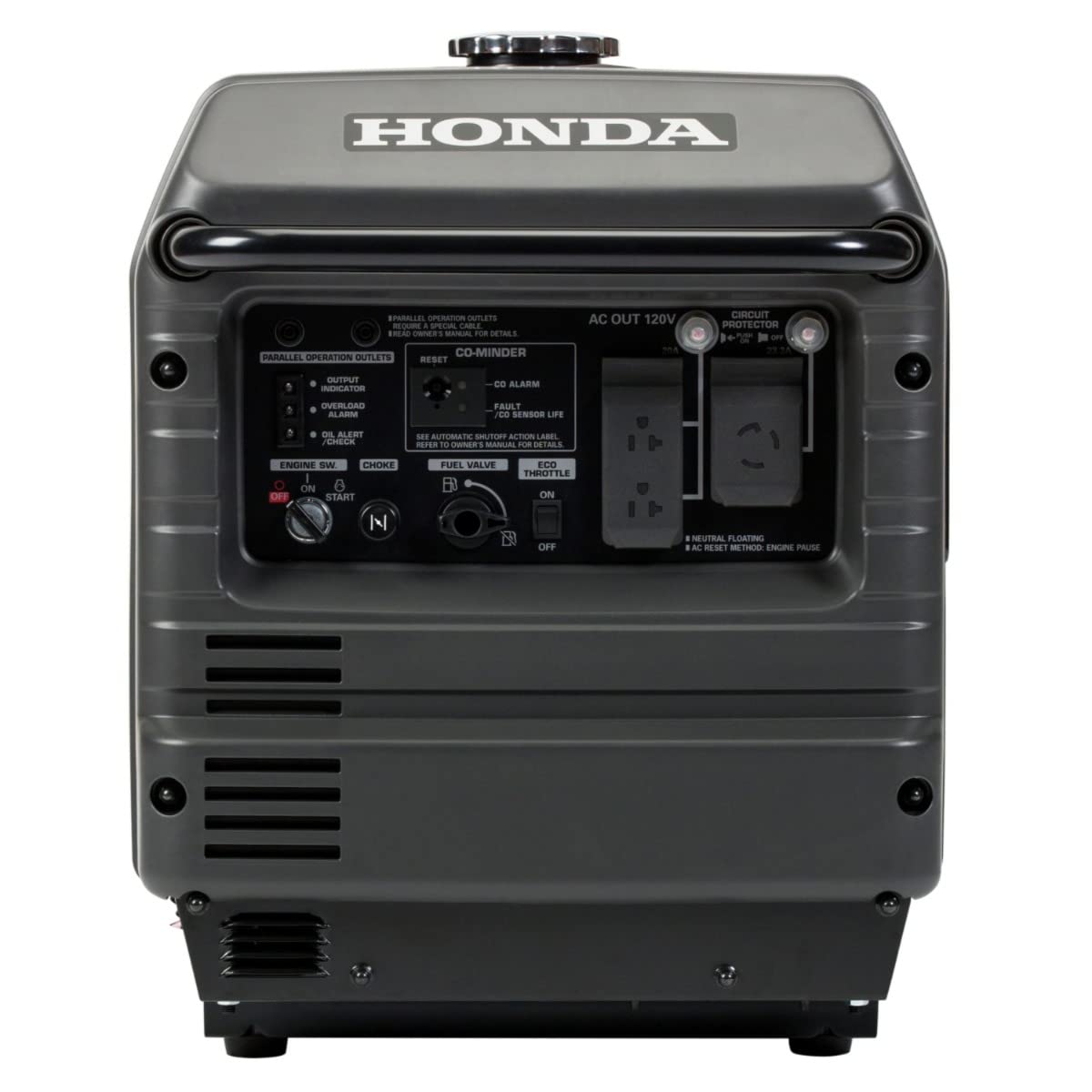 Honda EU3000IS1AN 3000-Watt 120-Volt Inverter Generator with CO-MINDER - 49-State 664270