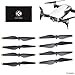 CamKix Replacement Propellers Compatible with DJI Mavic Air - 4 or 8 Blades (Black) (2 Sets of 8 Blades)