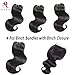 HLSK Brazilian Hair Bundles With Closure 4 Pcs 8