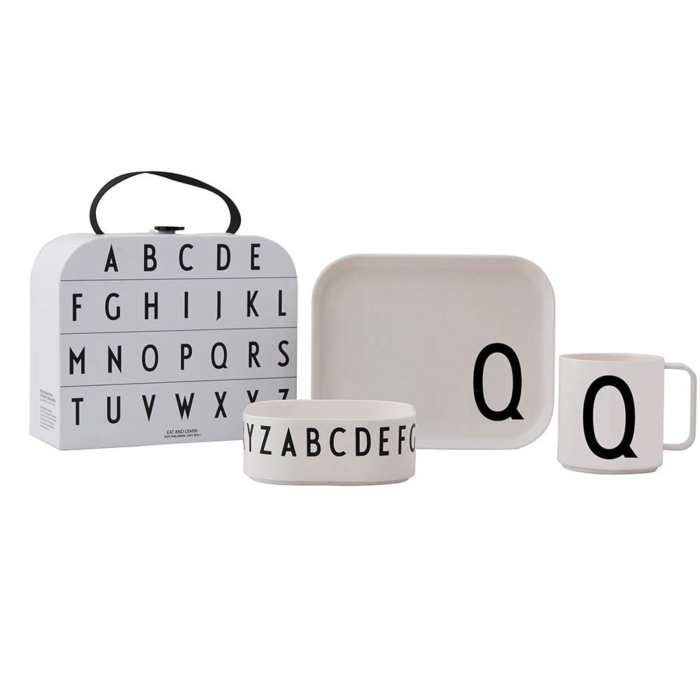Design Letters 20201500Q Gift Box tritan Tableware A-Z-Q