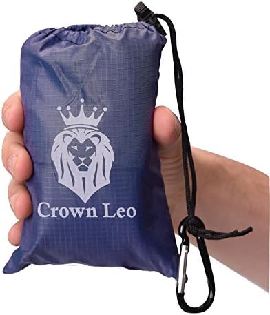 Premium Tarp Blanket 60âx55â â Compact Waterproof Outdoor Blanket for Hiking, Camping, Beach, Picnics- Lightweight, Sand Proof Material for Travel- Corner Pockets with Free Carabiner and Pouch â¦