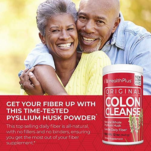Health Plus Colon Cleanse Natural Daily Fiber Gluten Free, Detox