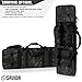 Savior Equipment Urban Warfare Tactical Double Long Gun Bag Case Backpack w/Pistol Handgun Case, 1000D Cordura Nylon Fabric, UTX Buckles, YKK Zippers, 36 Inch Multicam Black
