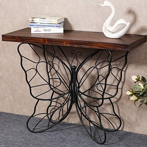 August Grove Shiela Butterfly Console Table