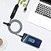 USB C Portable Battery Phone Charger - miraku M9 1500mAh Extra Battery Bankup with 5.2Ft Braided Power Cable for Samsung S8 S8 Plus, LG G6 Nexus P6, Google, HTC and More (Black)