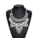 Lanue Vintage Gypsy Bohemian Ethnic Tribal Boho Statement Pendant Necklace,Owl style