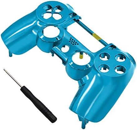 Buycool PS4 Controller Front Cover Case, 2nd Generation Playstation Four Game Controller Replacement Customized for Playstation 4 Controller PS4 (Blue)