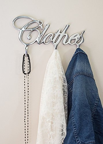 image for Comfify Contemporary Style Clothes Hook Rack Multi-Purpose Aluminum Mo
