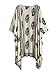 SweatyRocks Women Kimono Vintage Floral Beach Cover Up (Large, Beige)