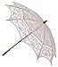 The 1 For U Women's Victorian Lace Parasol Ivory/Cream