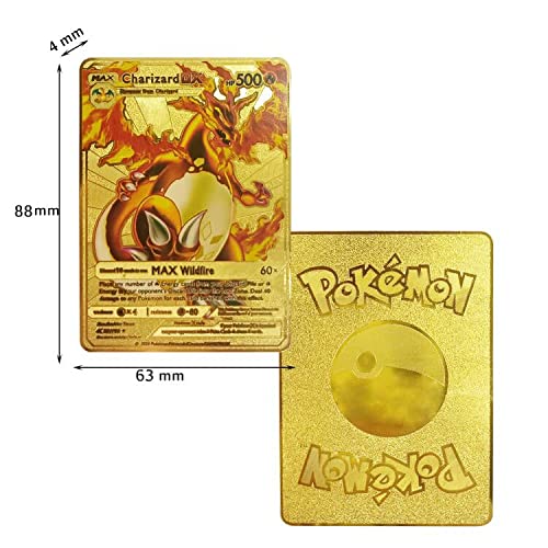 6 PCS Charizard Cartoon Metal Gold Plated Card, Charizard Vmax GX DX Golden  Super Rare Collection Pokeman-Cards, Best Gift for Kids and Adult, Game Fan  and Collectors in Saudi Arabia | Whizz
