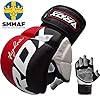 RDX-Guantes-MMA-para-Artes-Marciales-Entrenamiento-Cuero-Grappling-Guantillas-Bueno-para-Sparring-Muay-Thai-Kickboxing-Saco-de-Boxeo-Combate-Training-y-Lucha-Libre