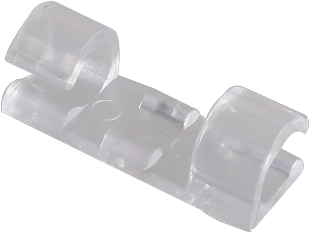 Futheda 20Pcs Strong Self-Adhesive Small Cable Clips Cable Drop Wire Holder - Image 3