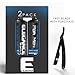 Elegance Plus Shaving Gel 500ml (2 Pack w/ Box) (Blue) with Free Elegance Razor Holder