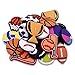 SHINQEAR 24pcs PVC Softball Baseball Tennis Billiard Basketball Trophy Cup Volleyball Colored Ball Football Rugby Croc Shoe Charms Fits for Clog Shoes & Jibbitz Wristband Bracelet Party Gifts