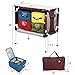 PORTAL Multifunctional Folding Camp Table Aluminum Lightweight Picnic Organizer with Four Cooler Storage Bags, Brownthumb 3