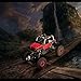 RC Cars Off-Road Vehicles Rock Crawler Monster Trucks 4WD RC Trucks 1:18 2.4GHz RC Hobby Cars Racing Cars with LED Light for Kids- Red